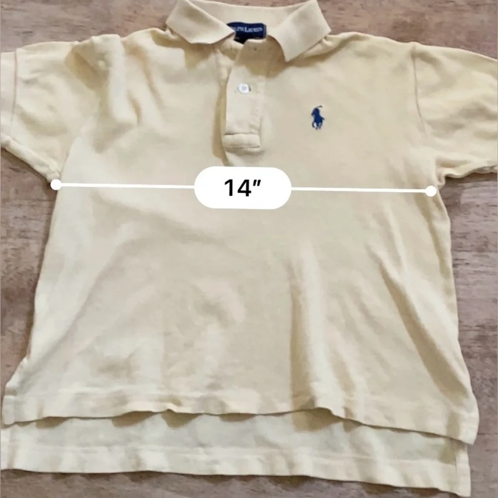 Ralph Lauren Yellow Polo with Blue Pony